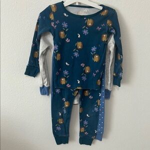 Carter's Blue Pajama Set with Whimsical Space Pattern